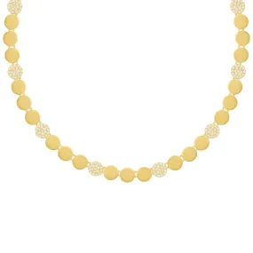 14K GOLD DIAMOND KIM NECKLACE