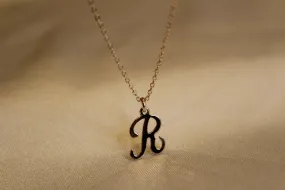 14k Gold Filled Script Neckace