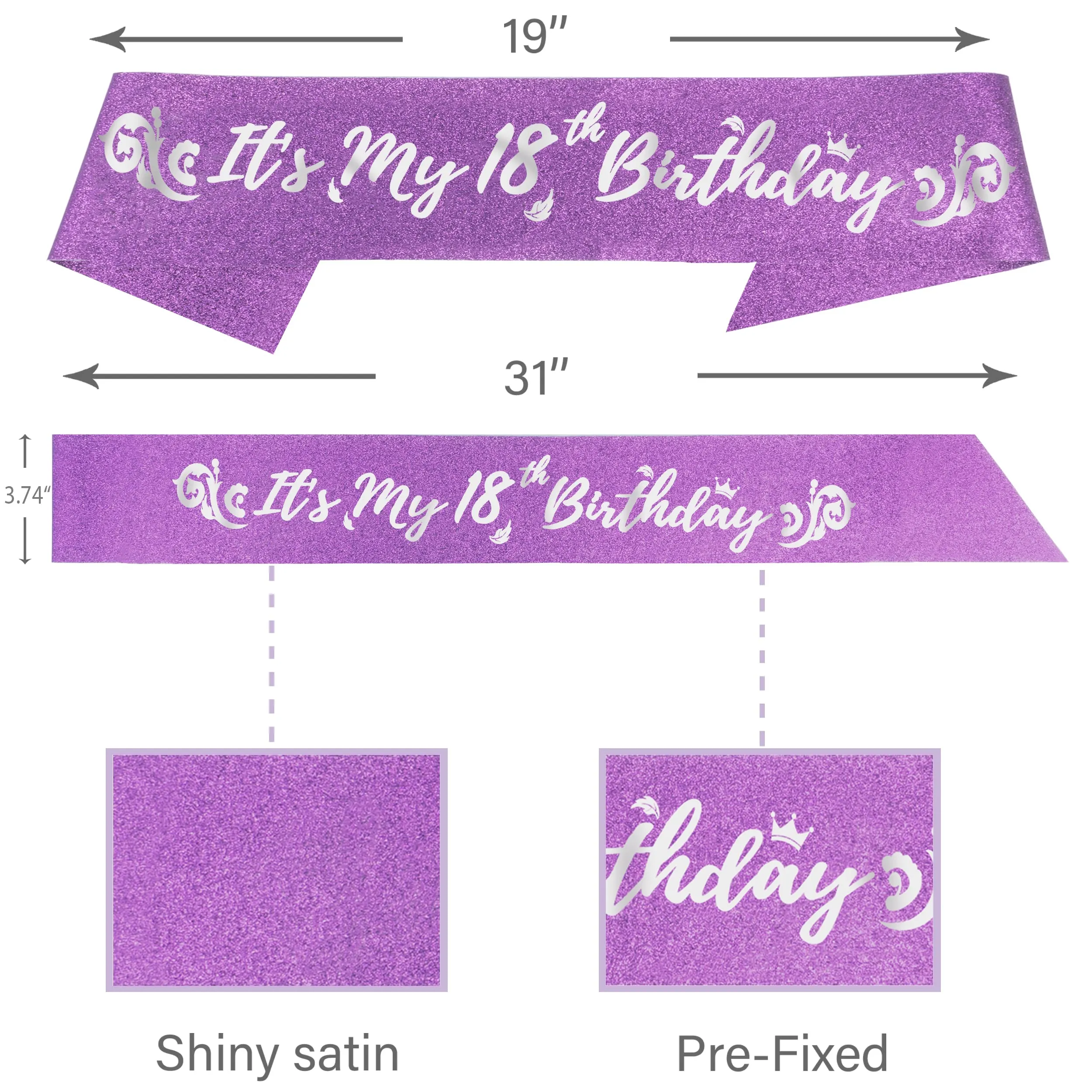 18th Birthday, 18th Birthday Decorations for Girls, 18th Birthday Gift, 18th Birthday