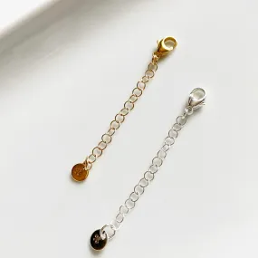 2 inch Chain Extender in Silver or Gold