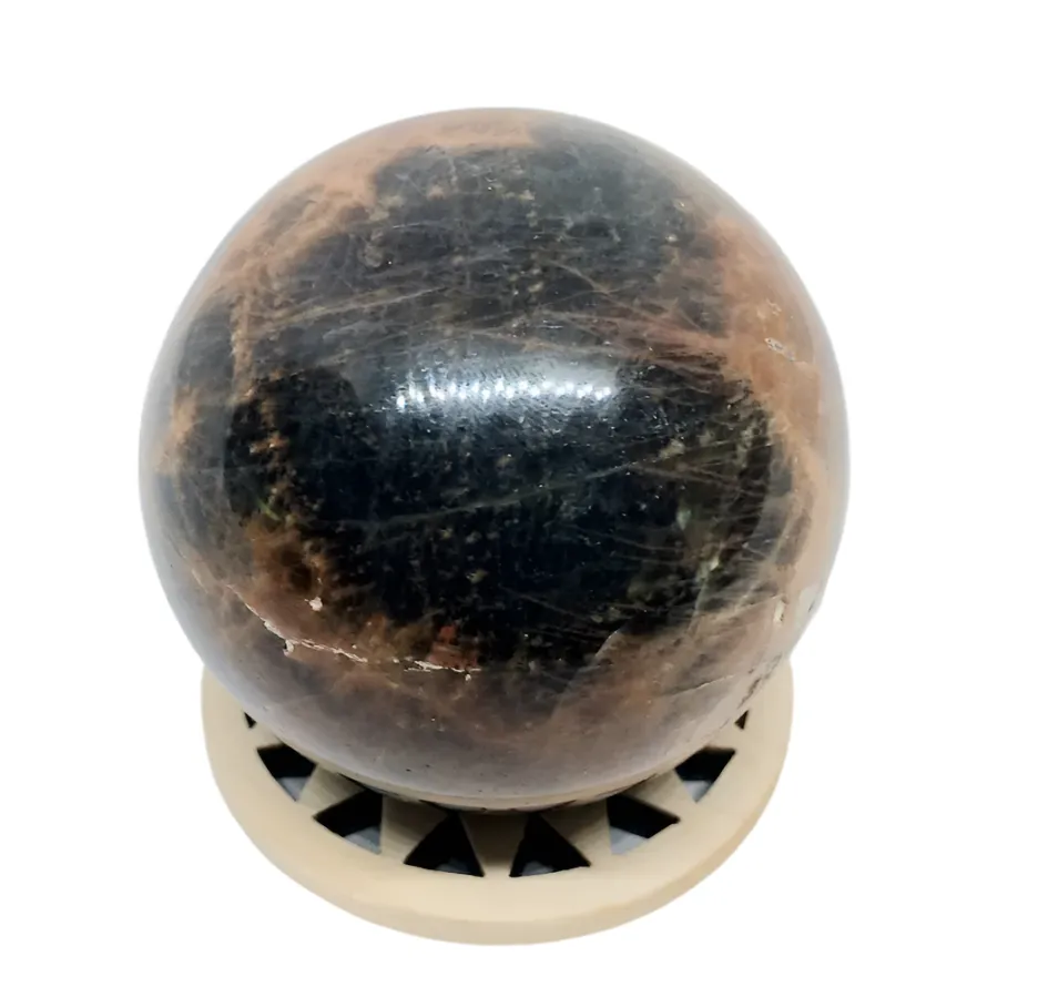 203G Black Moonstone Crystal Sphere