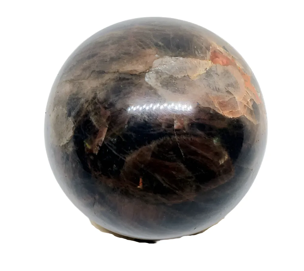 440G Black Moonstone Crystal Sphere