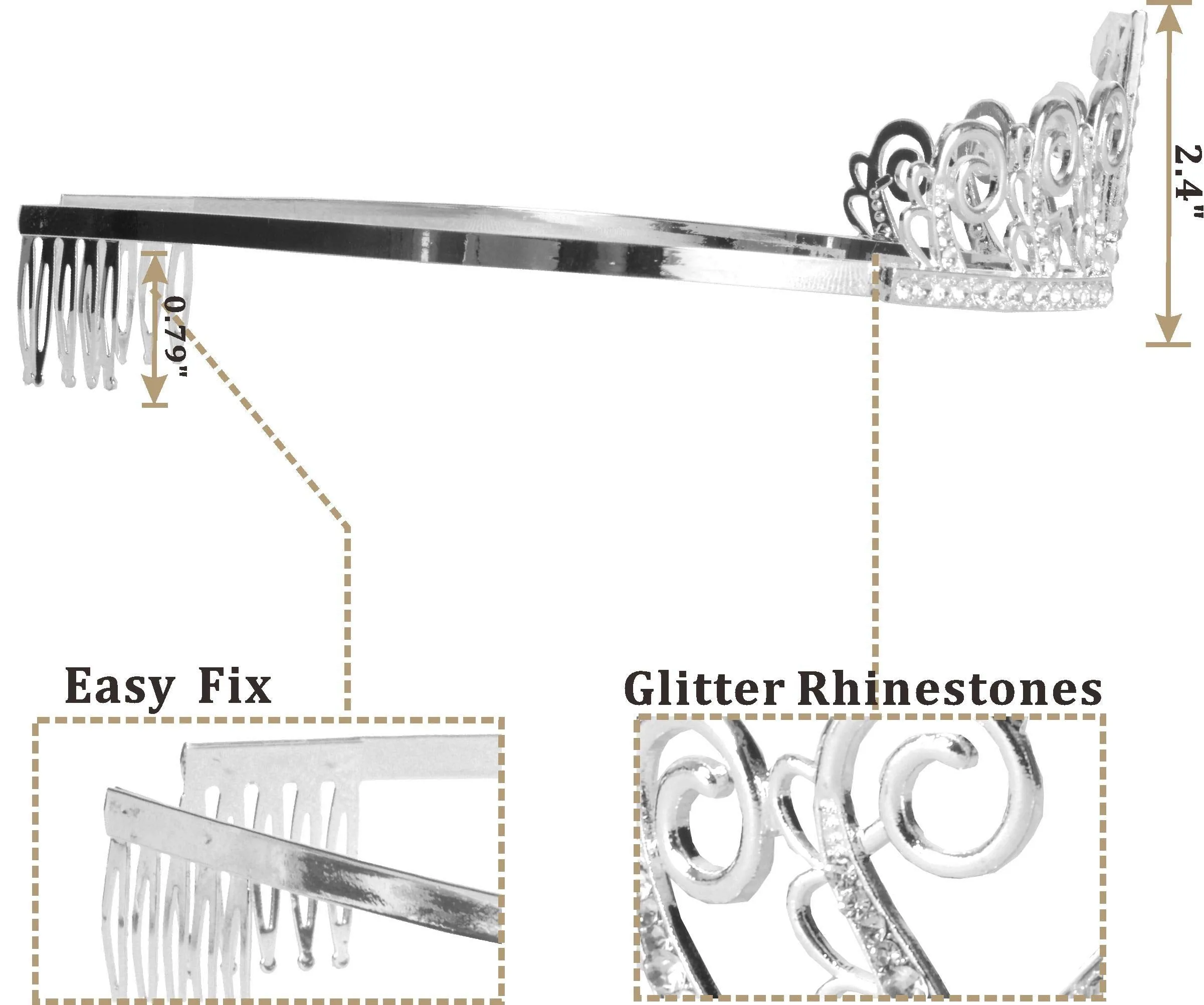 58th Birthday Gifts for Women, 58th Birthday Tiara and Sash, HAPPY 58th Birthday Party