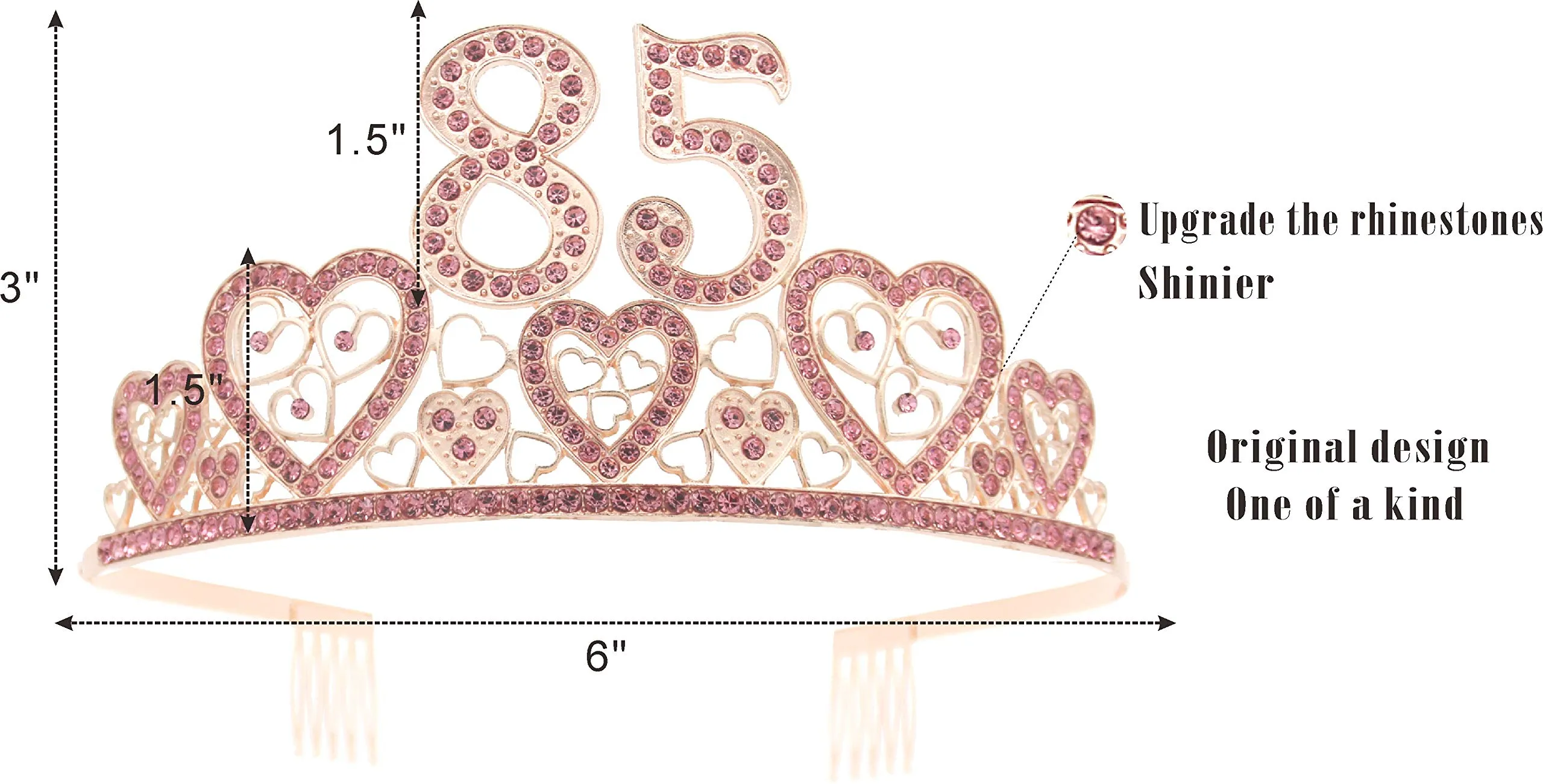 85th Birthday, 85th Birthday Gift, 85th Birthday Tiara, 85 Birthday Sash, 85th Birthday