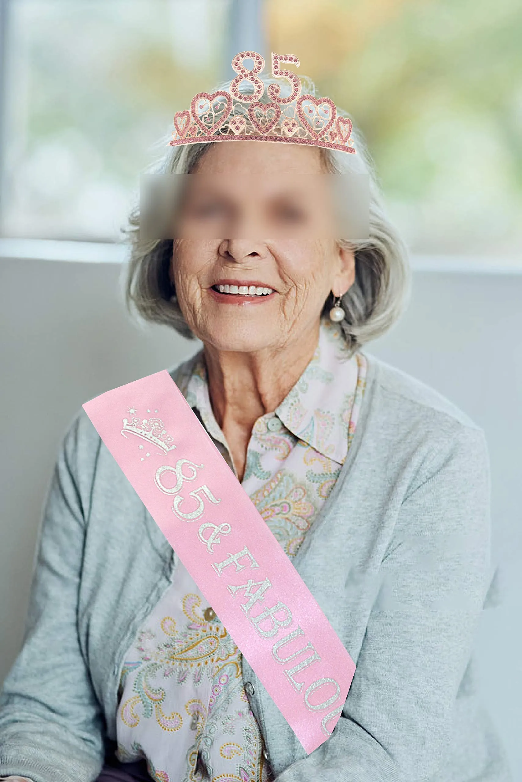 85th Birthday, 85th Birthday Gift, 85th Birthday Tiara, 85 Birthday Sash, 85th Birthday