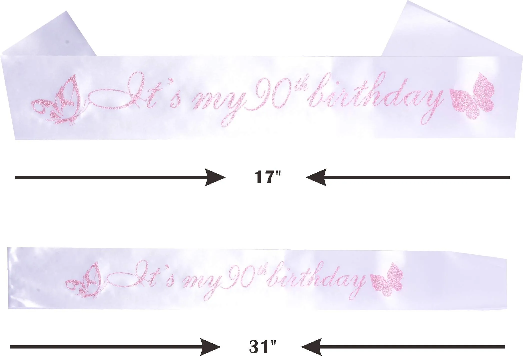 90th Birthday Gifts for Women, 90th Birthday Tiara and Sash, Its My 90th Birthday Sash