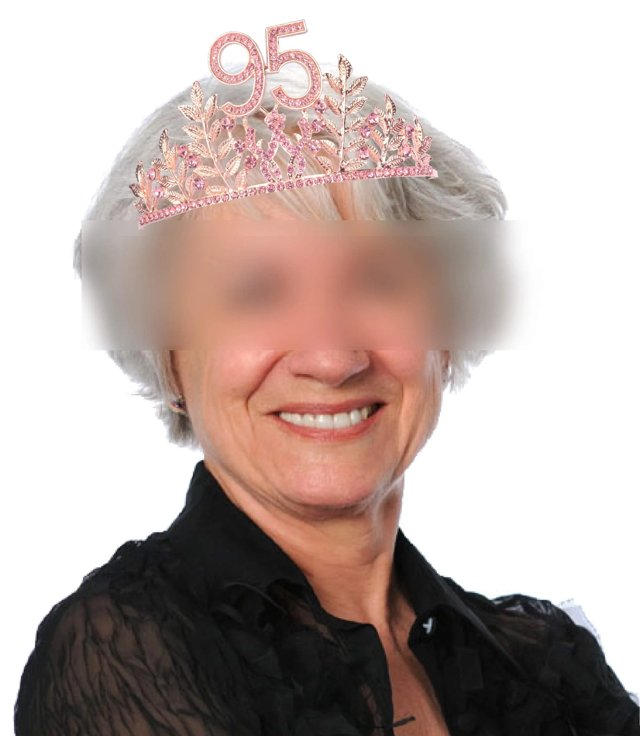 95th Birthday Gifts for Women, 95th Birthday Tiara and Sash, 95 Fabulous Sash and Crystal