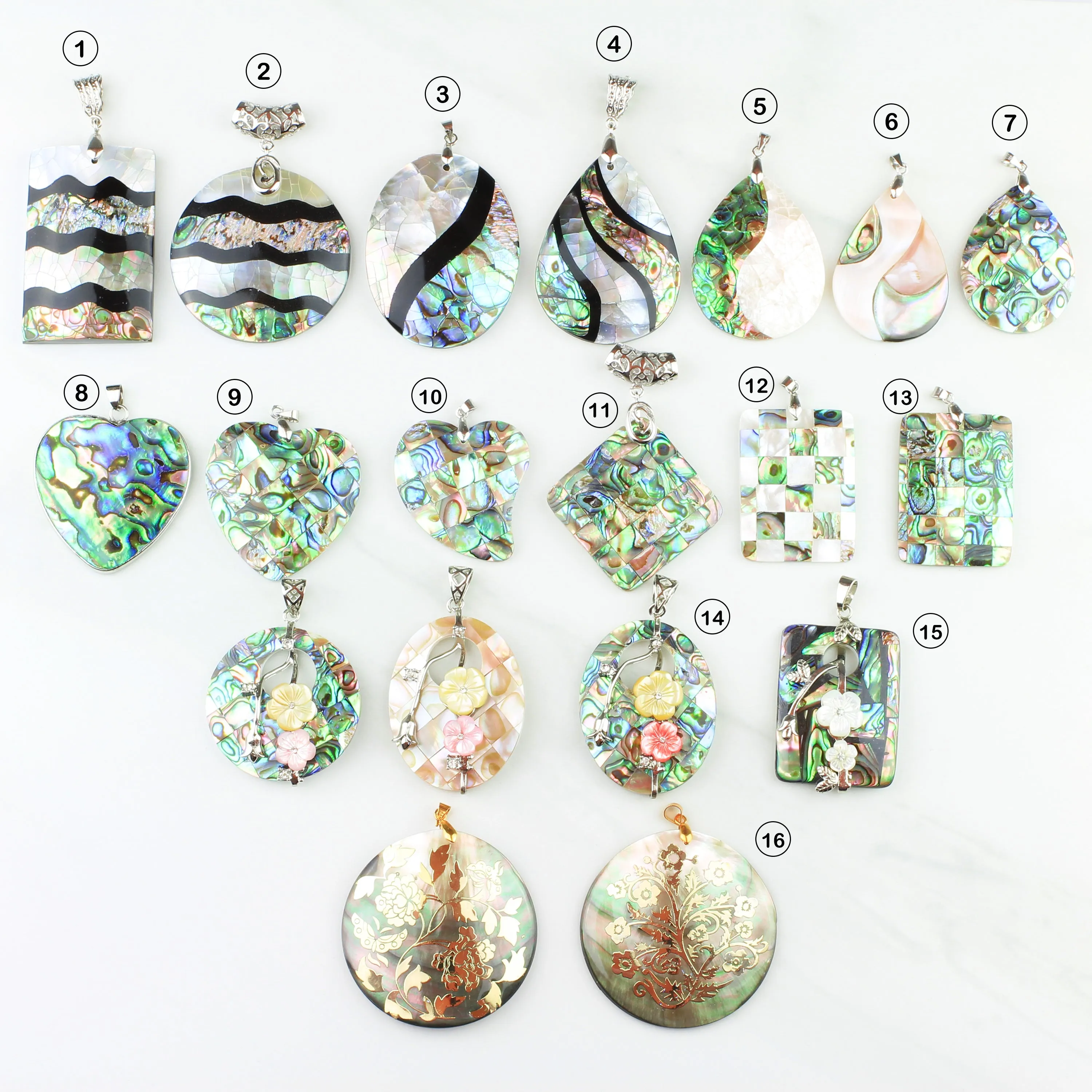 Abalone Shell Necklace, Wholesale Price