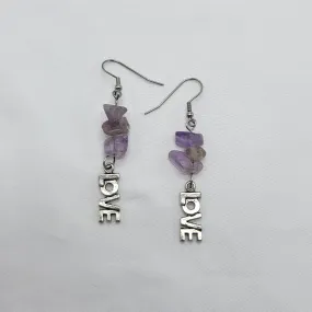 Amethyst Love Earrings