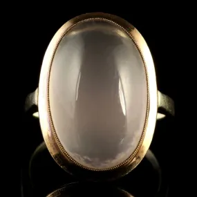 Antique Victorian Moonstone Gold Ring Circa 1900