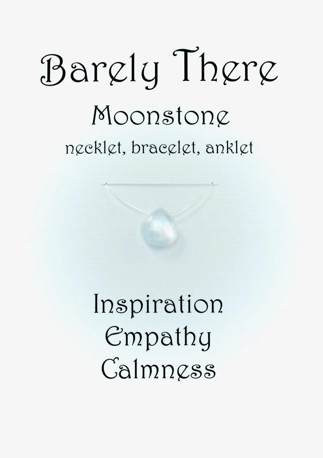 Barely There Gems - Moonstone