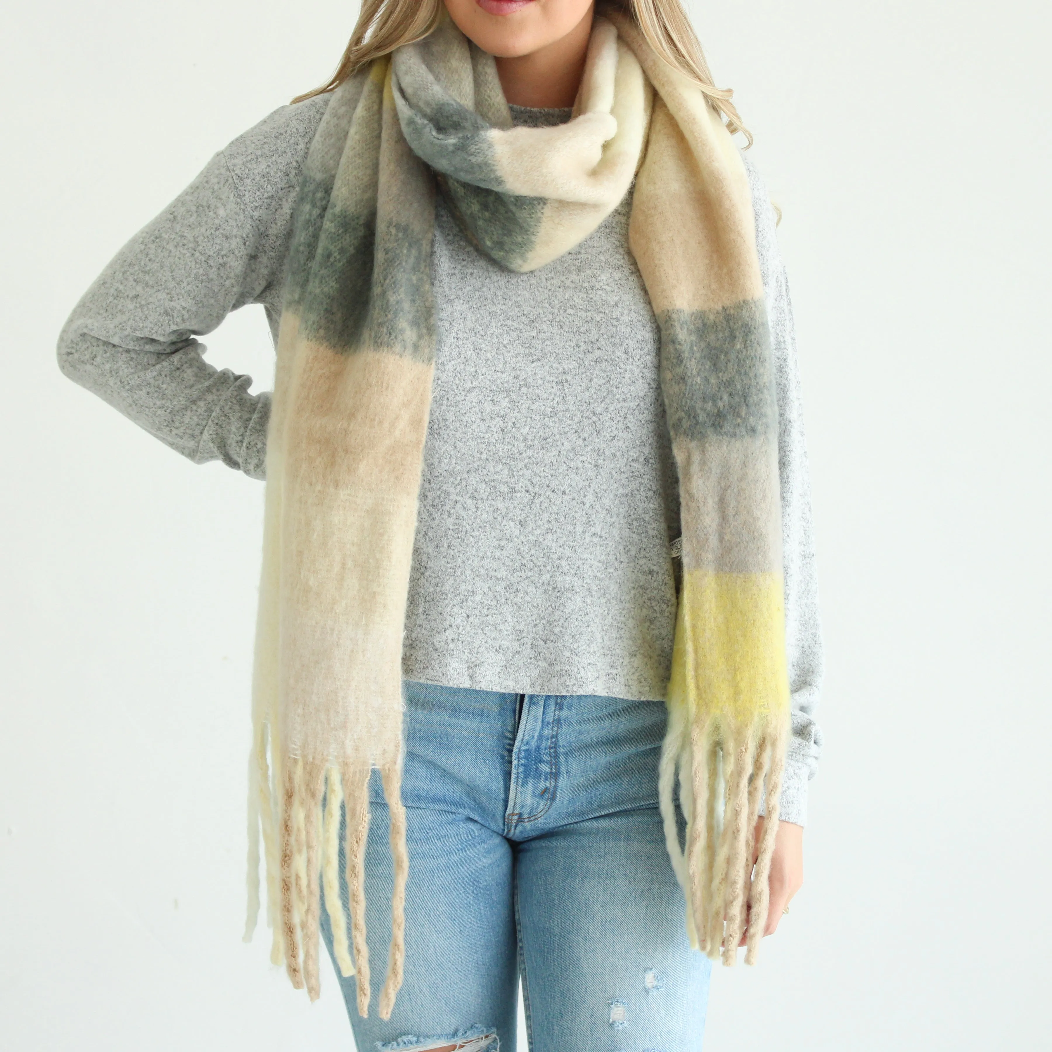 Bella Plaid Scarf