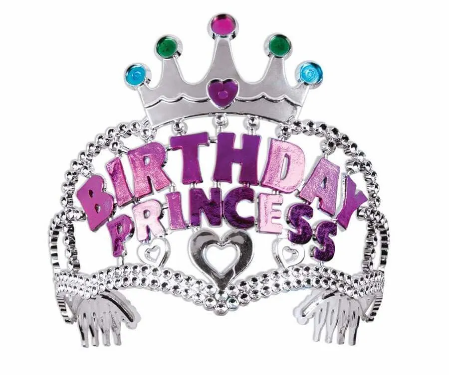 Birthday Princess Tiara - Silver