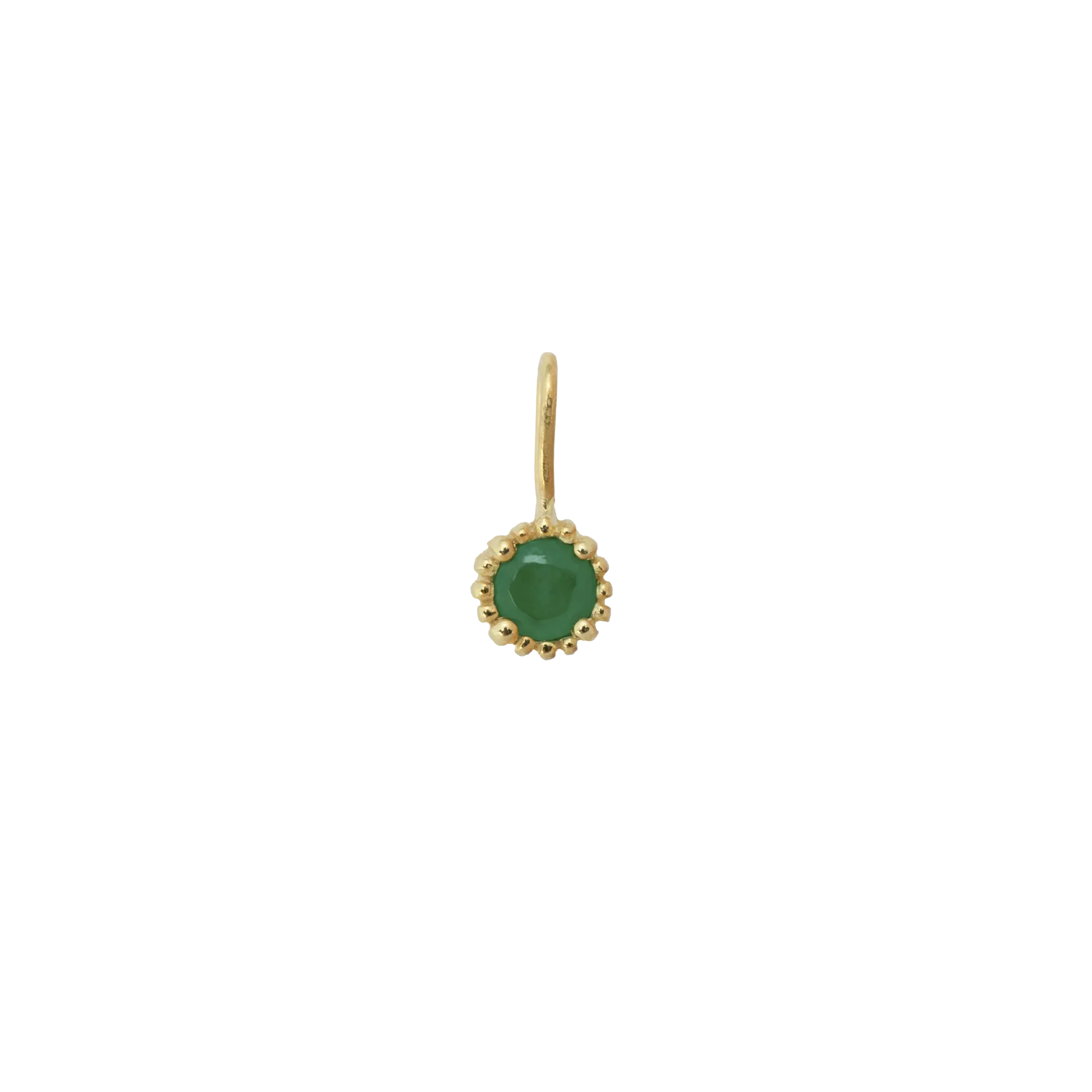 Birthstone Necklace Charm 14K