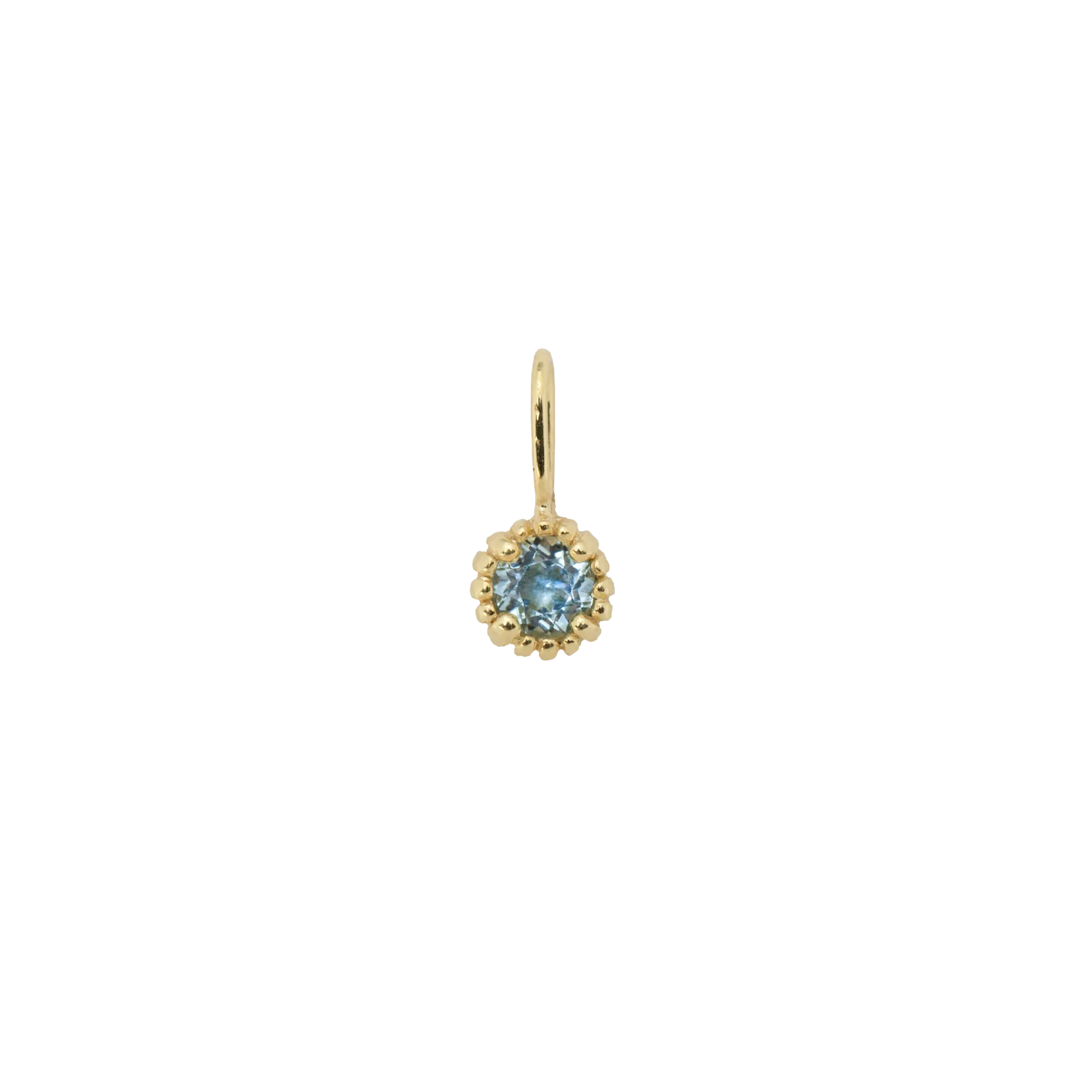 Birthstone Necklace Charm 14K