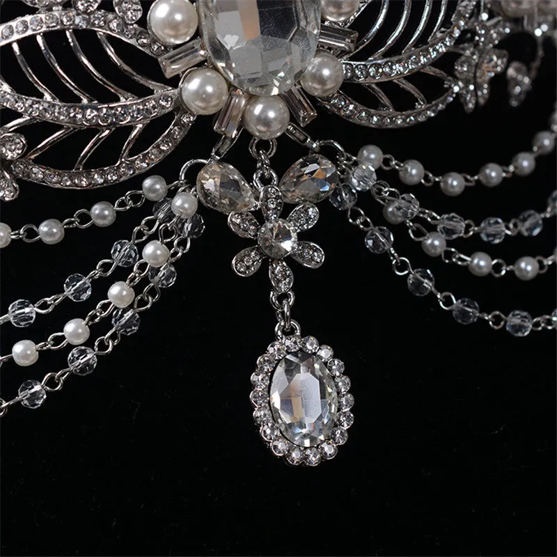 Bling Water Drop Bridal tiaras Head Crown hair accessories for bride