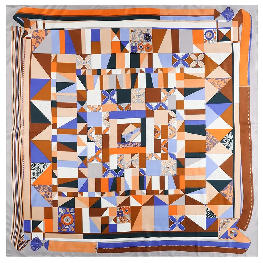 Blocks- the Bold Block Art Print Square Scarf