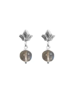 Bloodline Design Floret Gemstone Drop Earrings