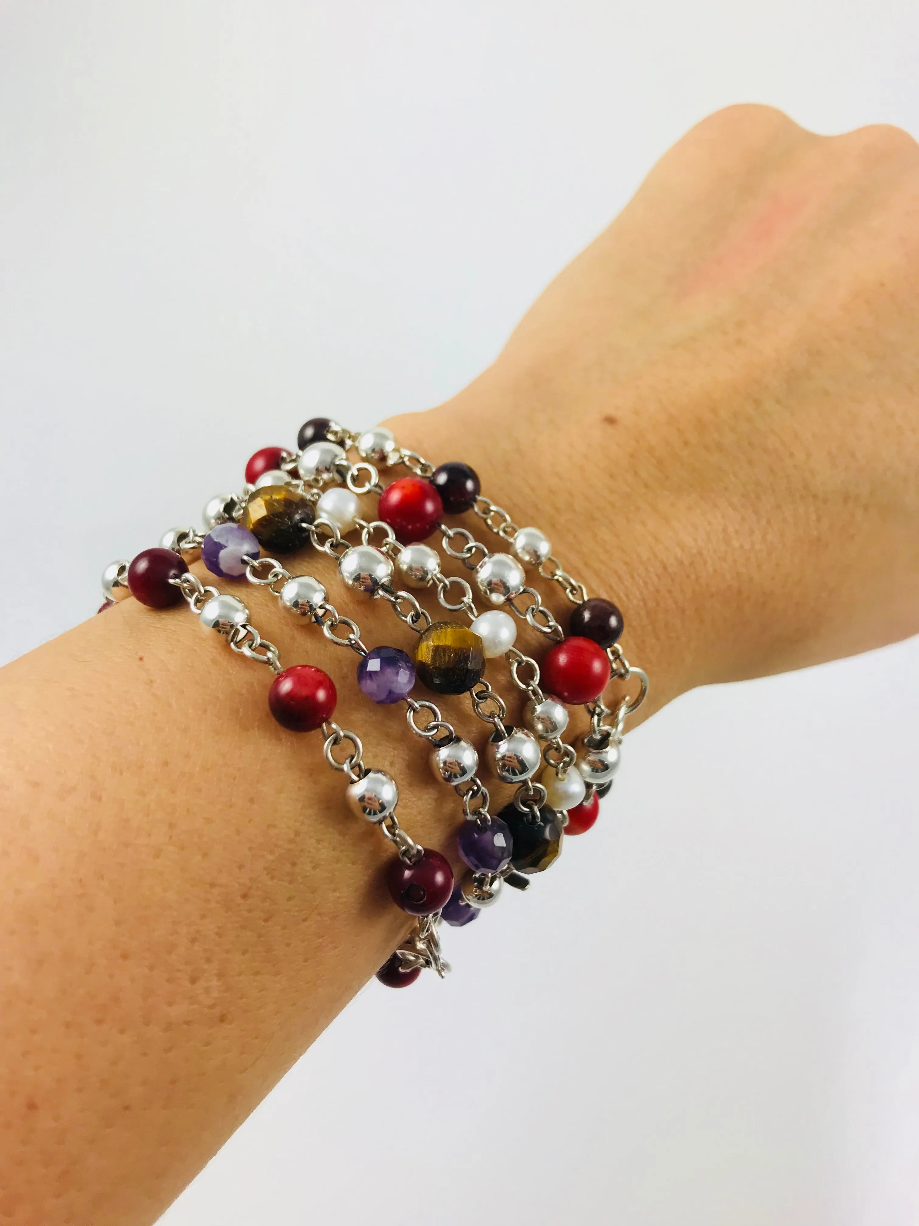 Bolitas Gemstones Bracelet - Black Onyx