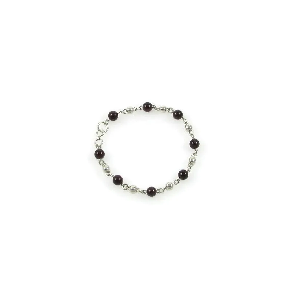 Bolitas Gemstones Bracelet - Black Onyx