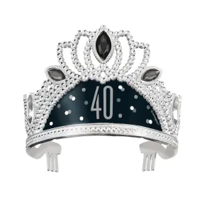 Bonne Fête Black/Silver - Tiara - 40