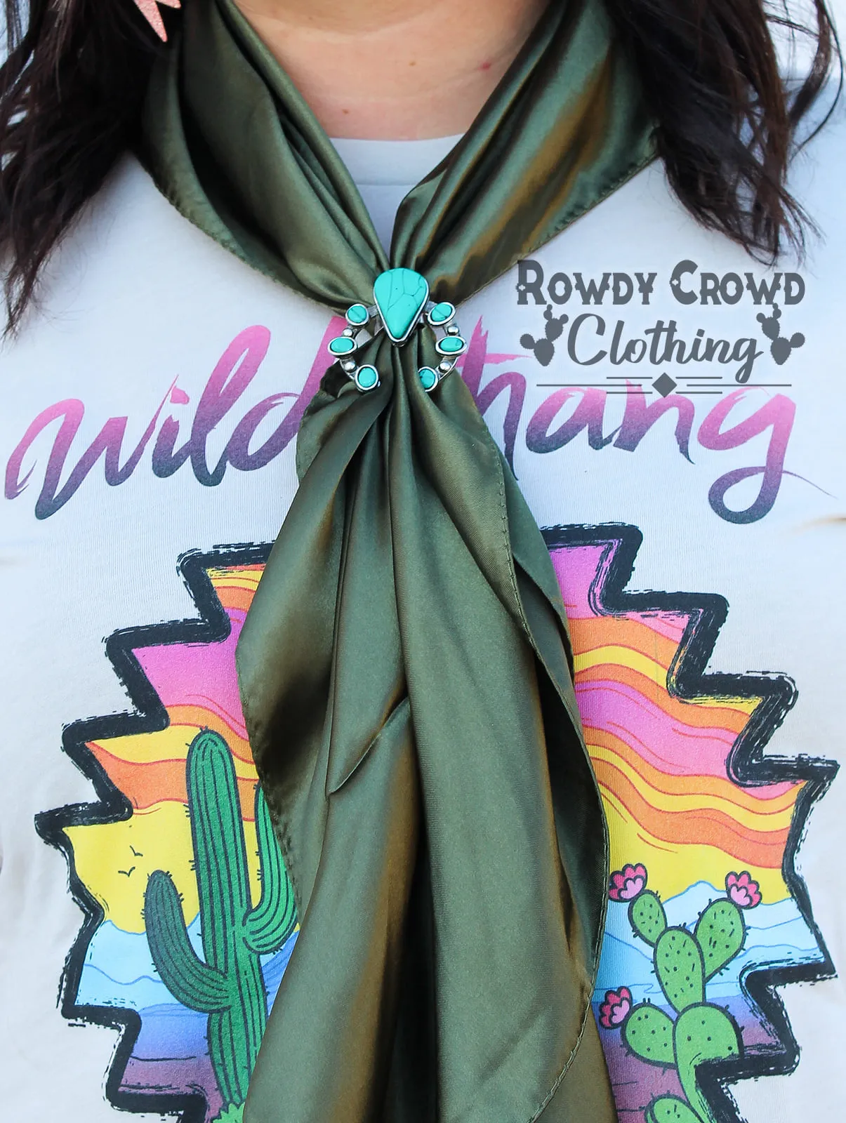 Boulder Blossom Scarf Slide/ Ring / Tee Clip