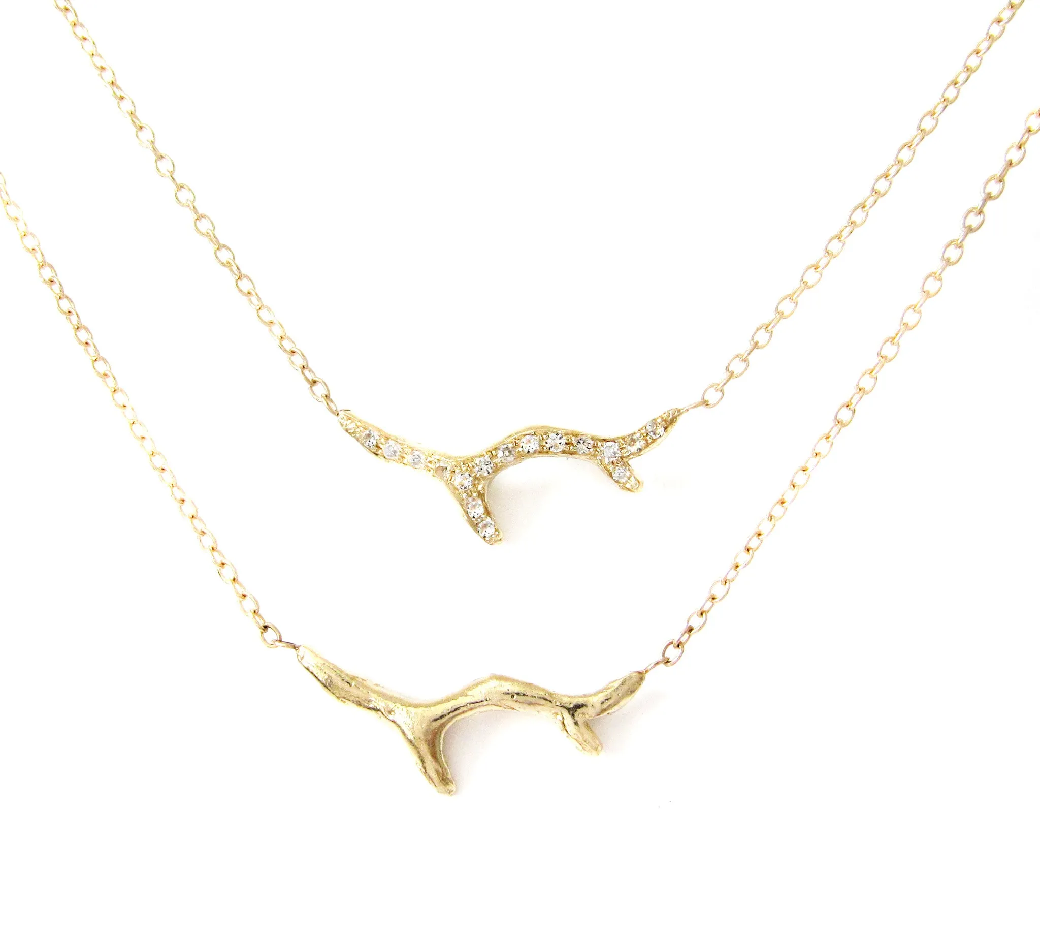 Branch Diamond Necklace