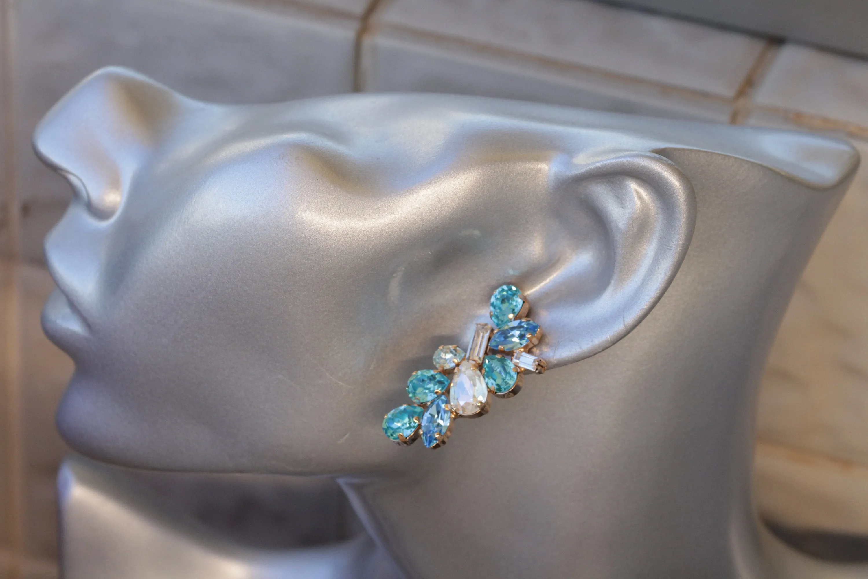 BRIDAL BLUE STUDS