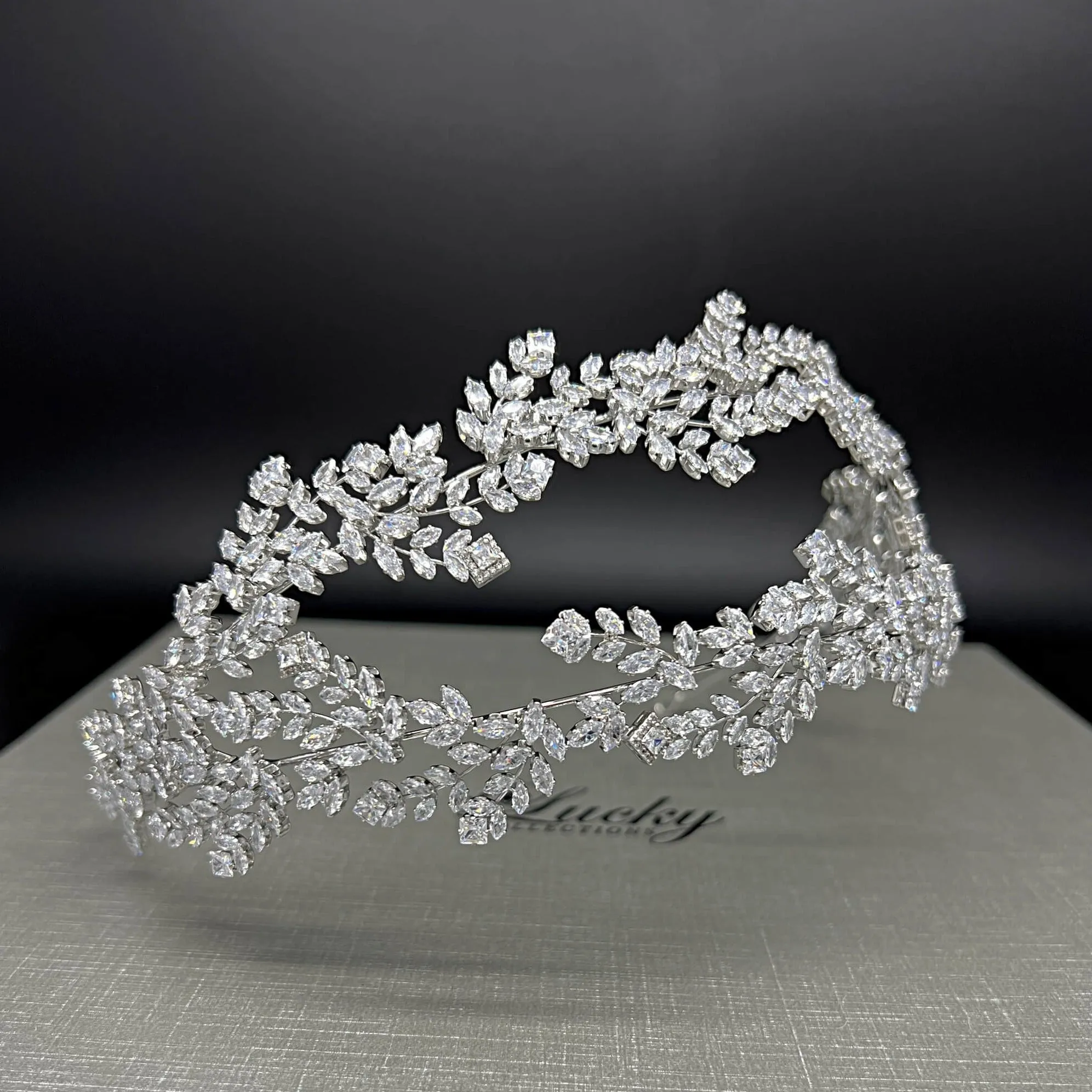 Bridal Headband, Headpiece for bride, Quinceanera Headband, Sparkly Headband for wedding