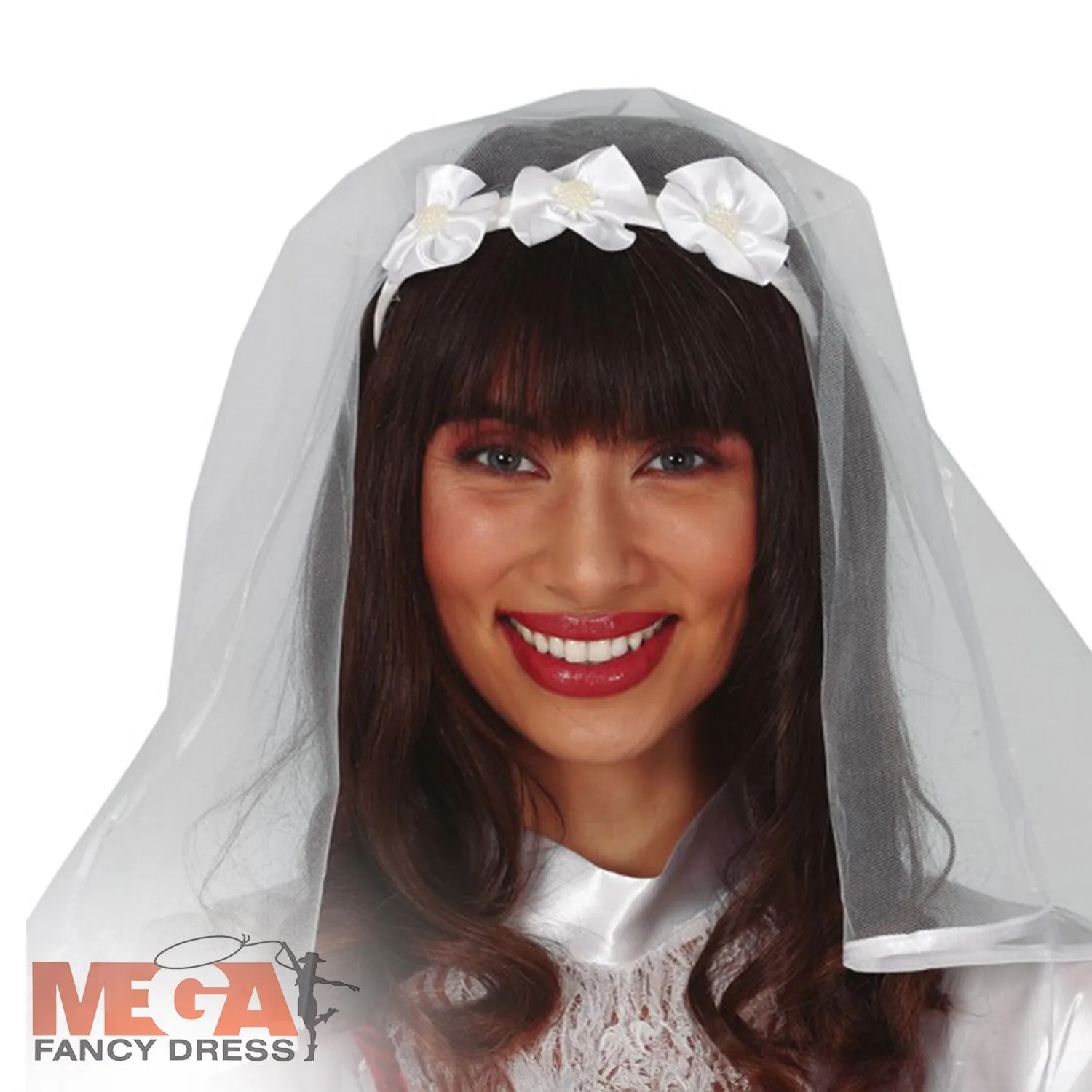 Bride Veil Tiara Hen Party Costume Accessory