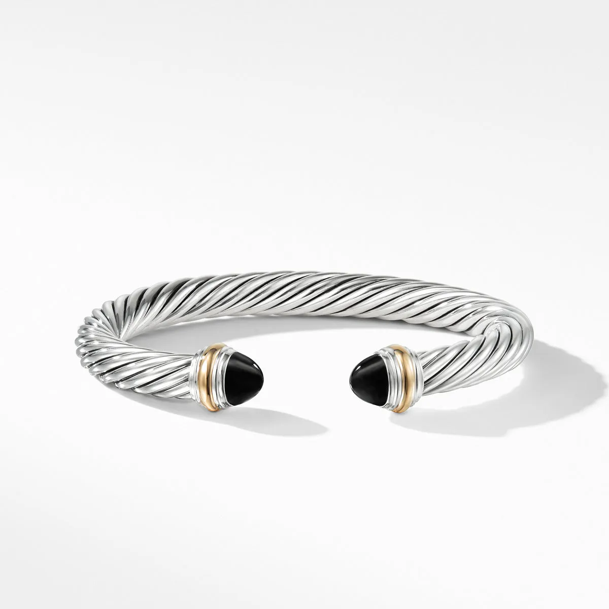 Cable Classics Bracelet with Black Onyx and 14K Gold