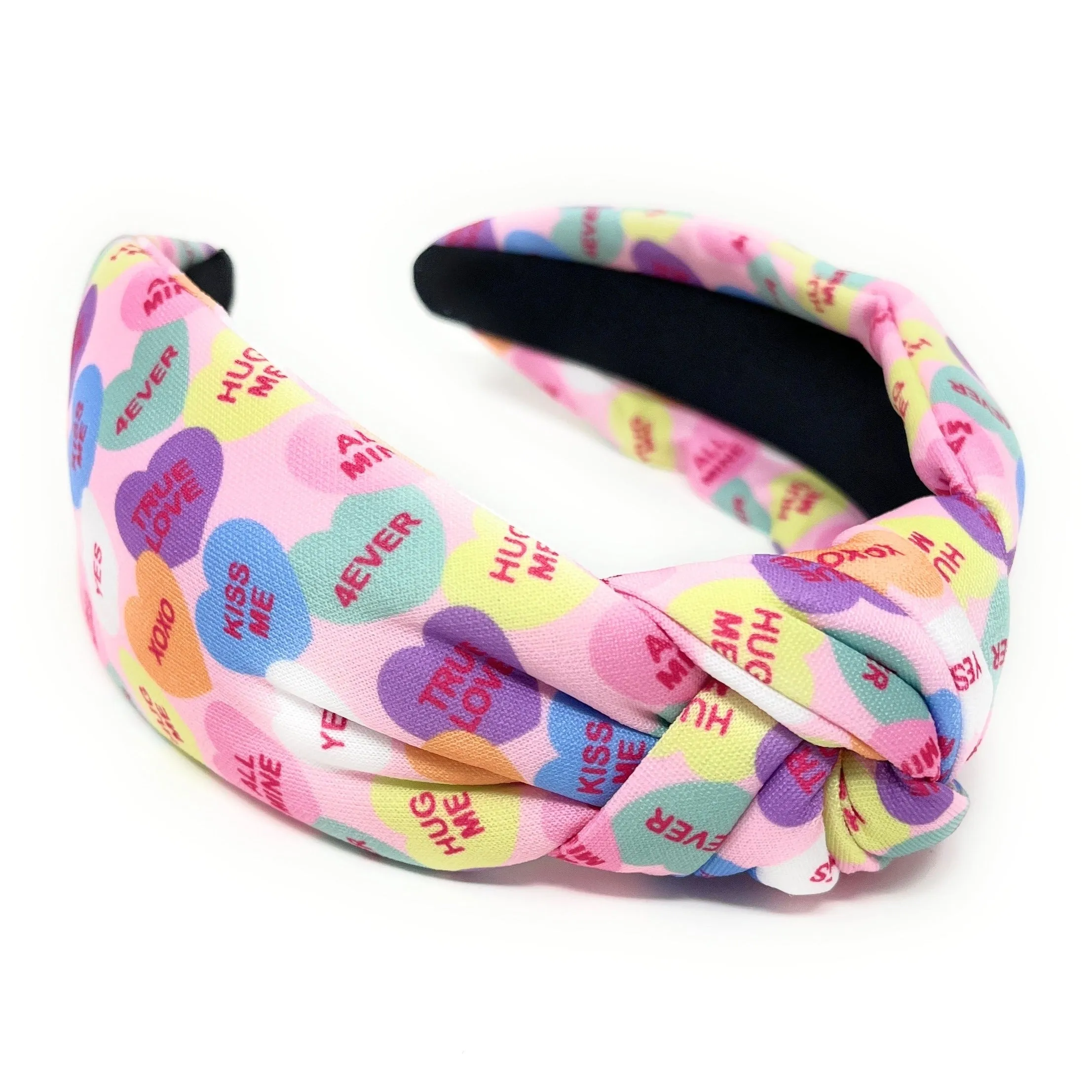 Candy Hearts Knot Headband