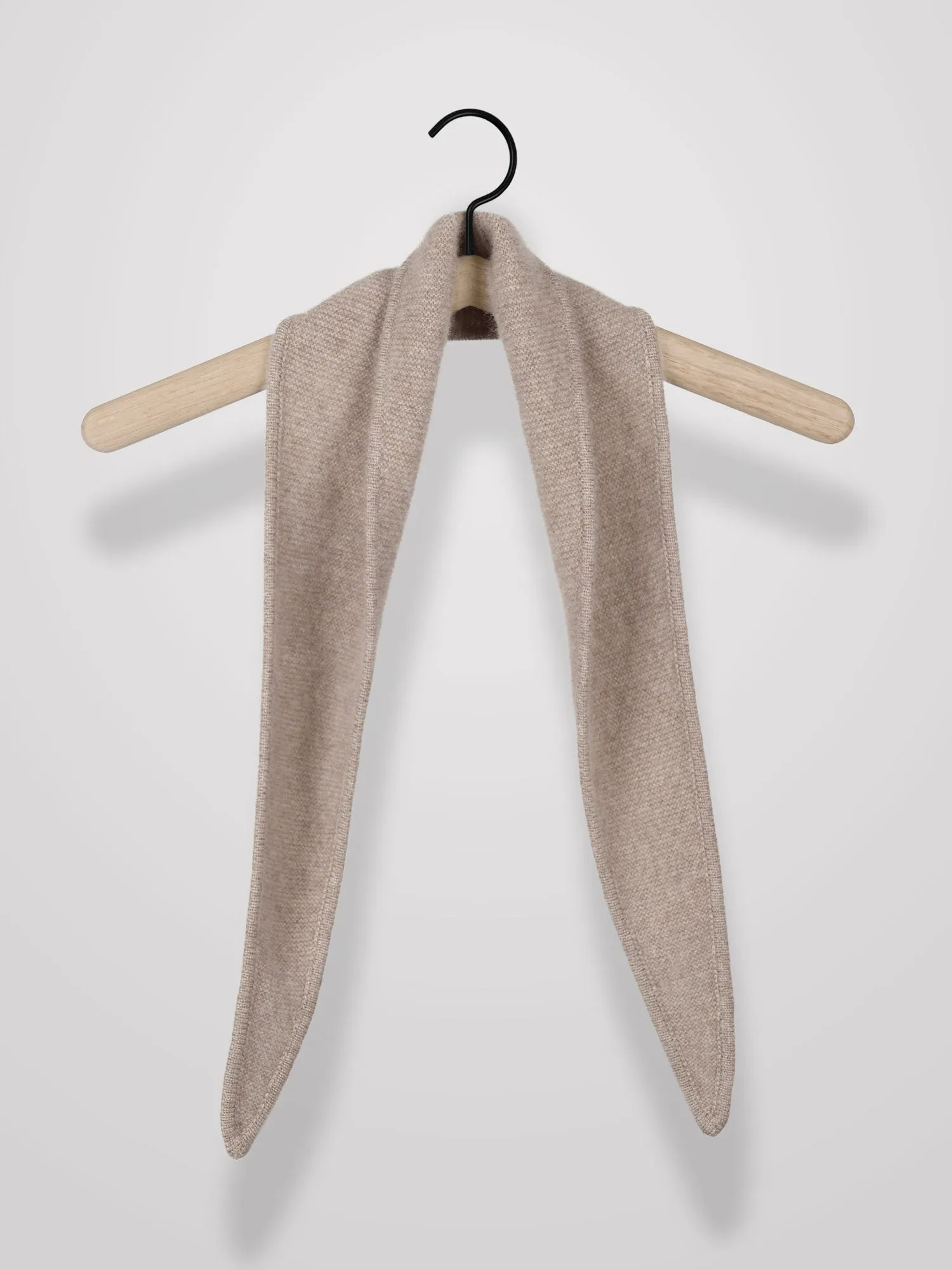 Cashmere mini scarf "Alfie" - Toast