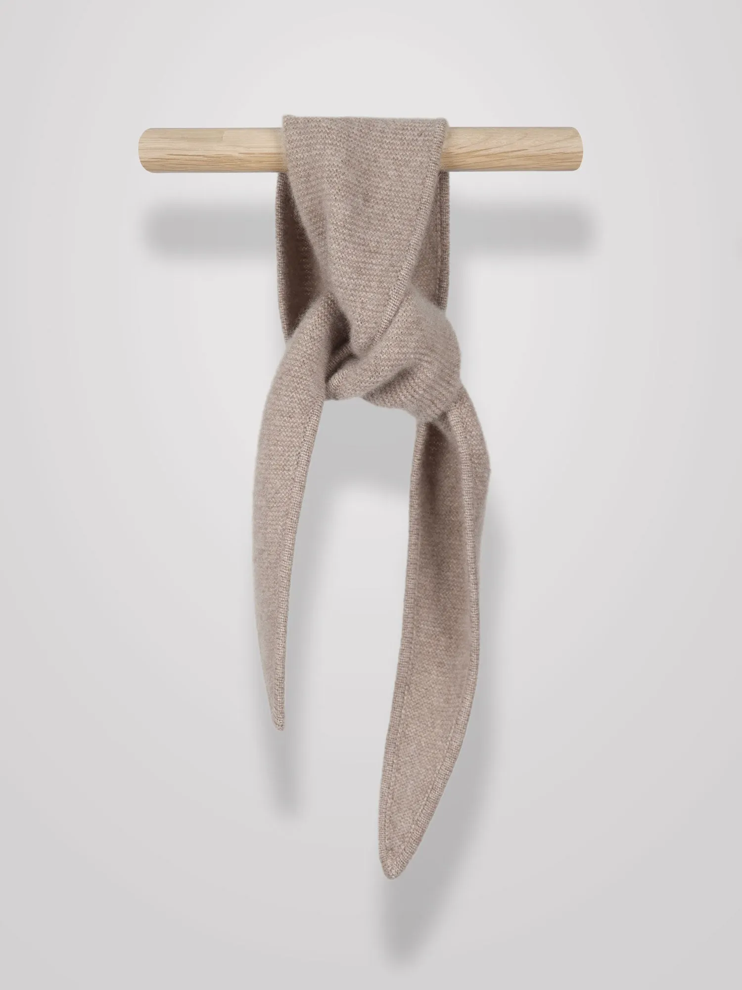 Cashmere mini scarf "Alfie" - Toast