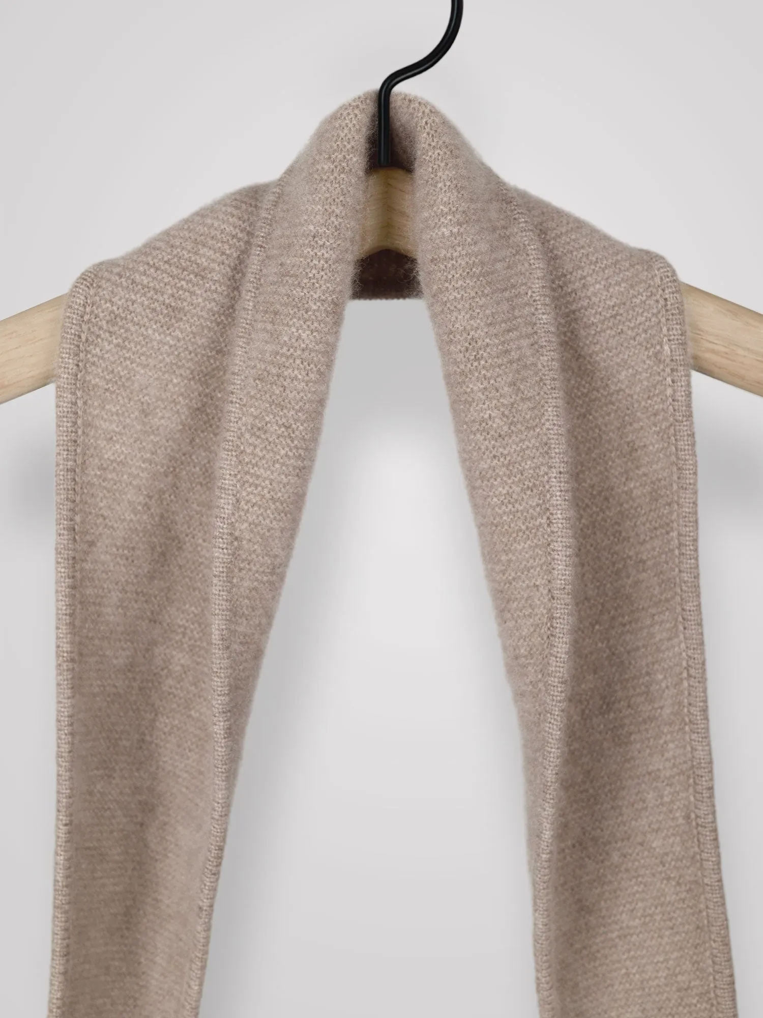 Cashmere mini scarf "Alfie" - Toast