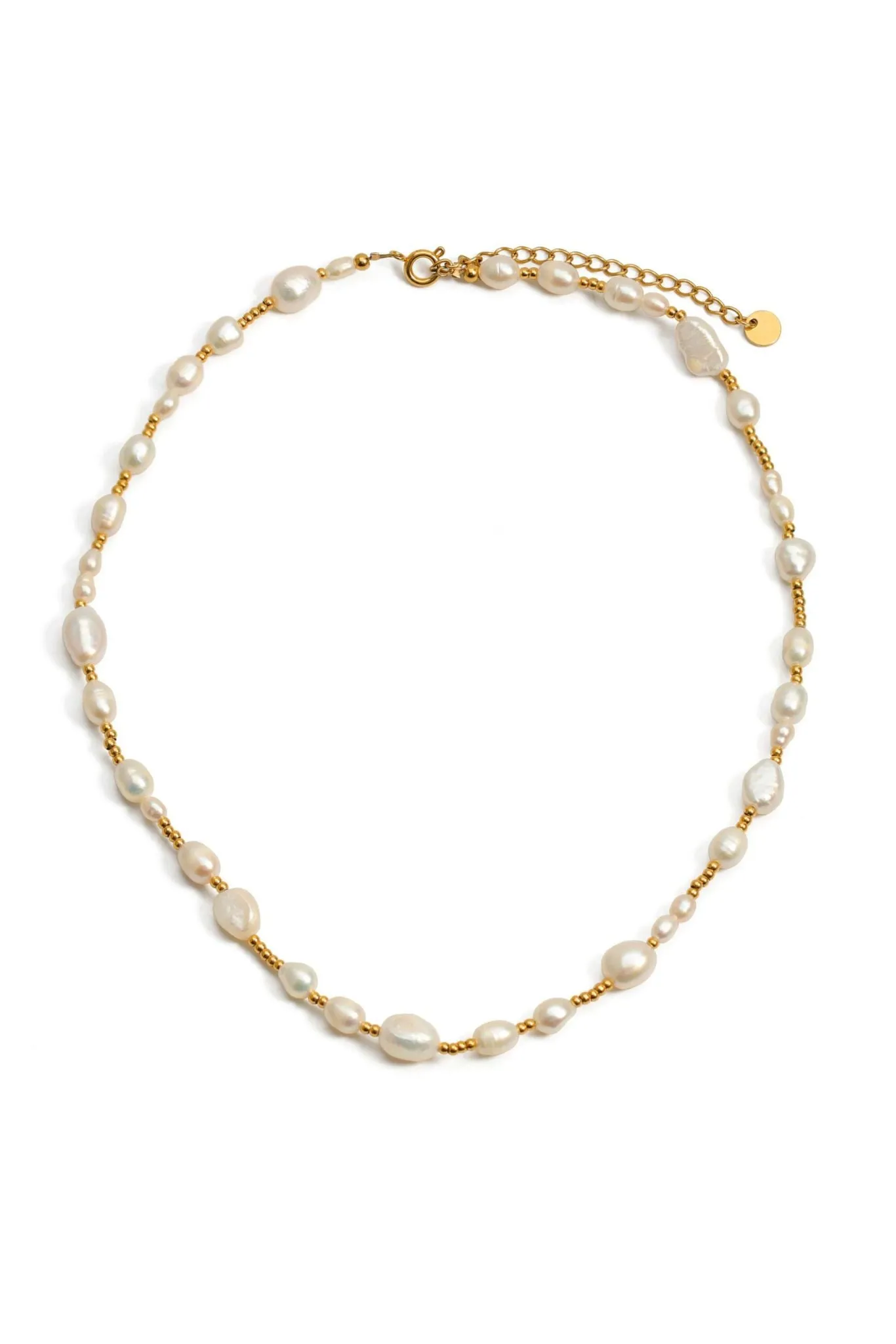 Cassia Beaded Pearl Necklace