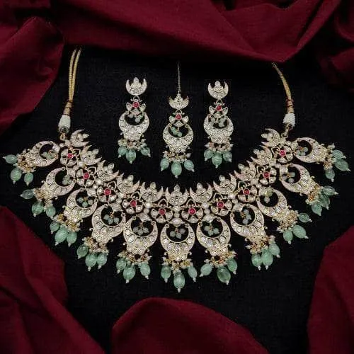 Chand Kundan Choker Necklace Set