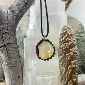 Citrine Soldered Pendant