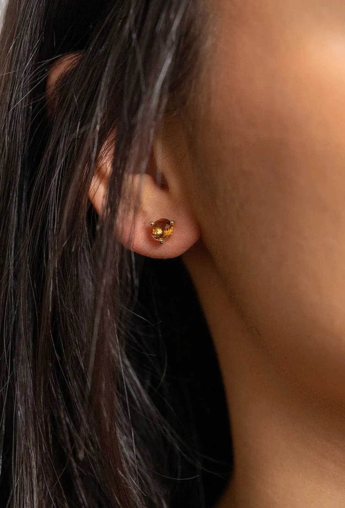 Citrine Studs