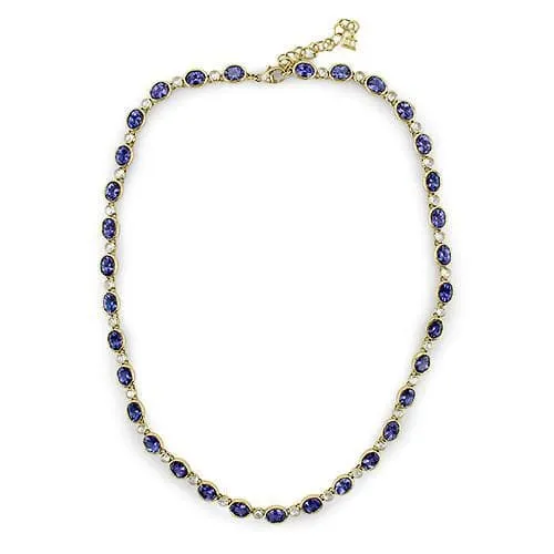 Classic Tanzanite & Moonstone Necklace