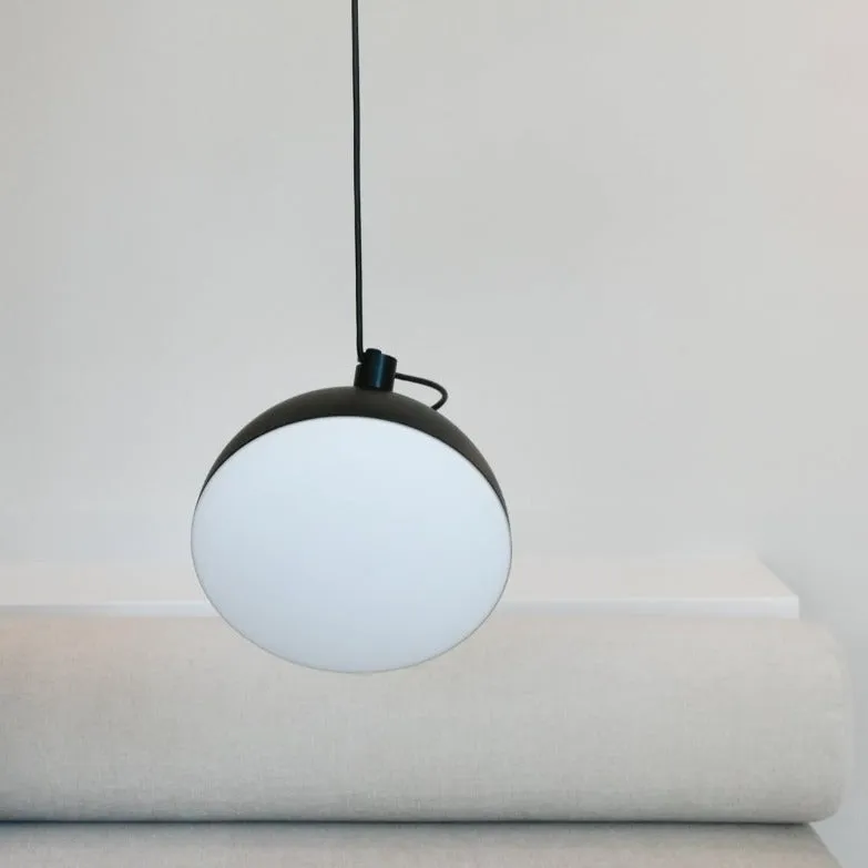 Contemporary Demi Globe Pendant Light