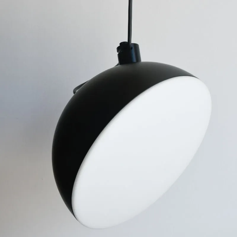 Contemporary Demi Globe Pendant Light