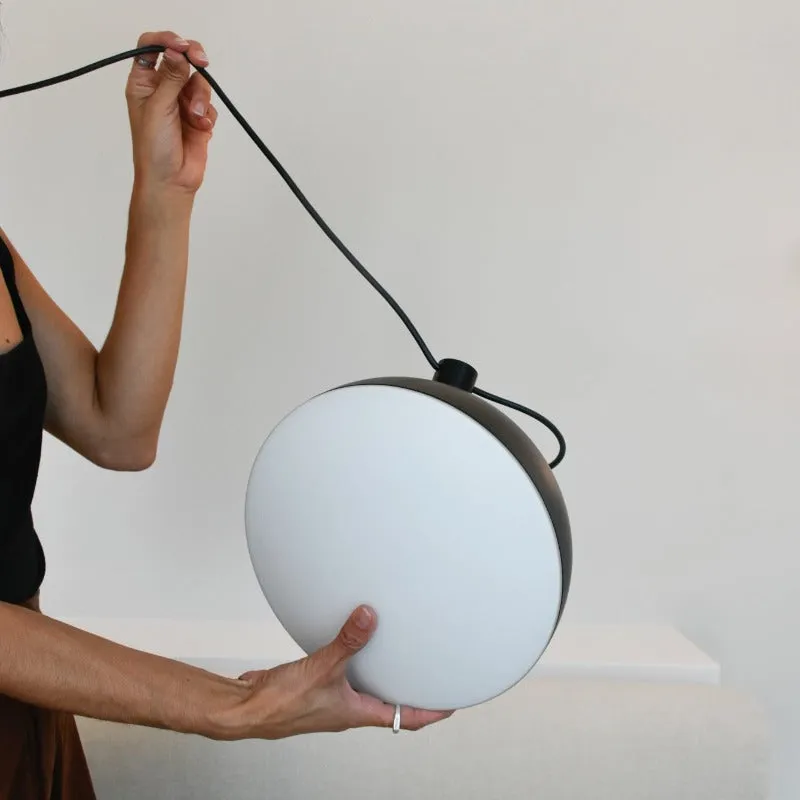 Contemporary Demi Globe Pendant Light