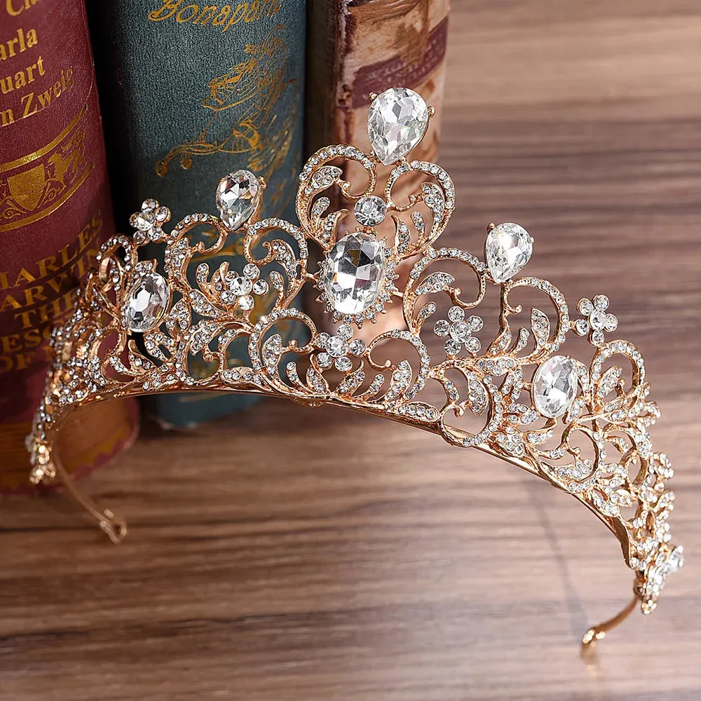 Crystal Tiara Bridal Crown  Hair Accessories