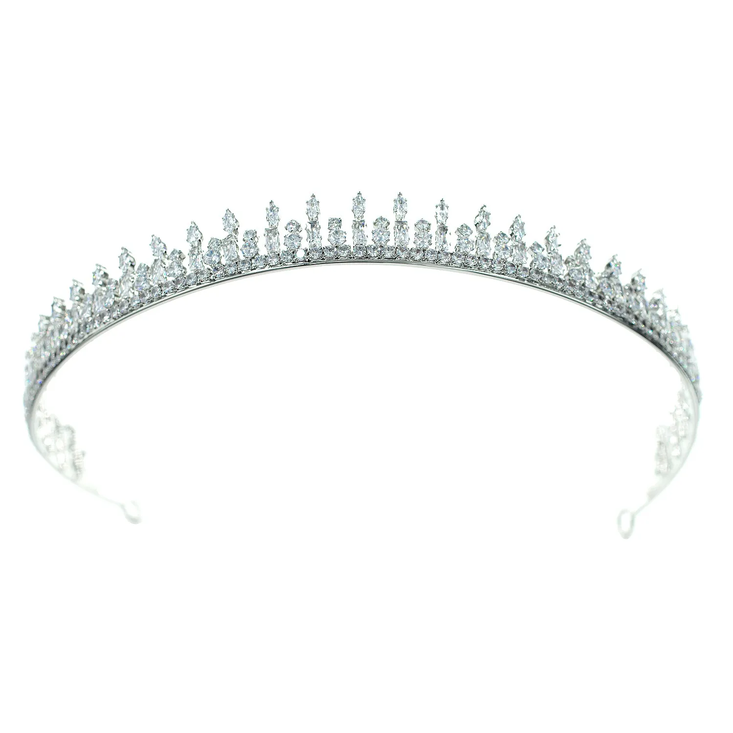 Cubic Zirconia Wedding Tiaras for Bridal,Hair Jewelry TS1124