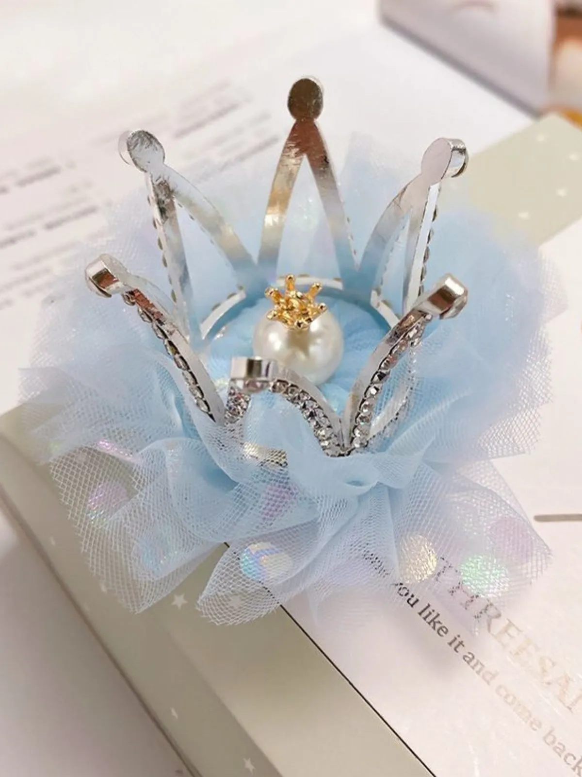 Cutest Coronation Sparkly Crown Hair Clip