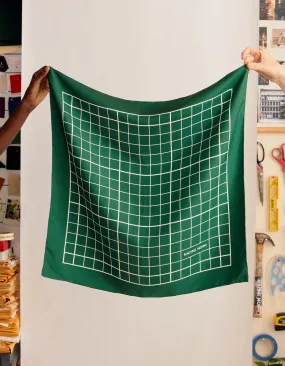 Cutting Mat Scarf (Green Silk)