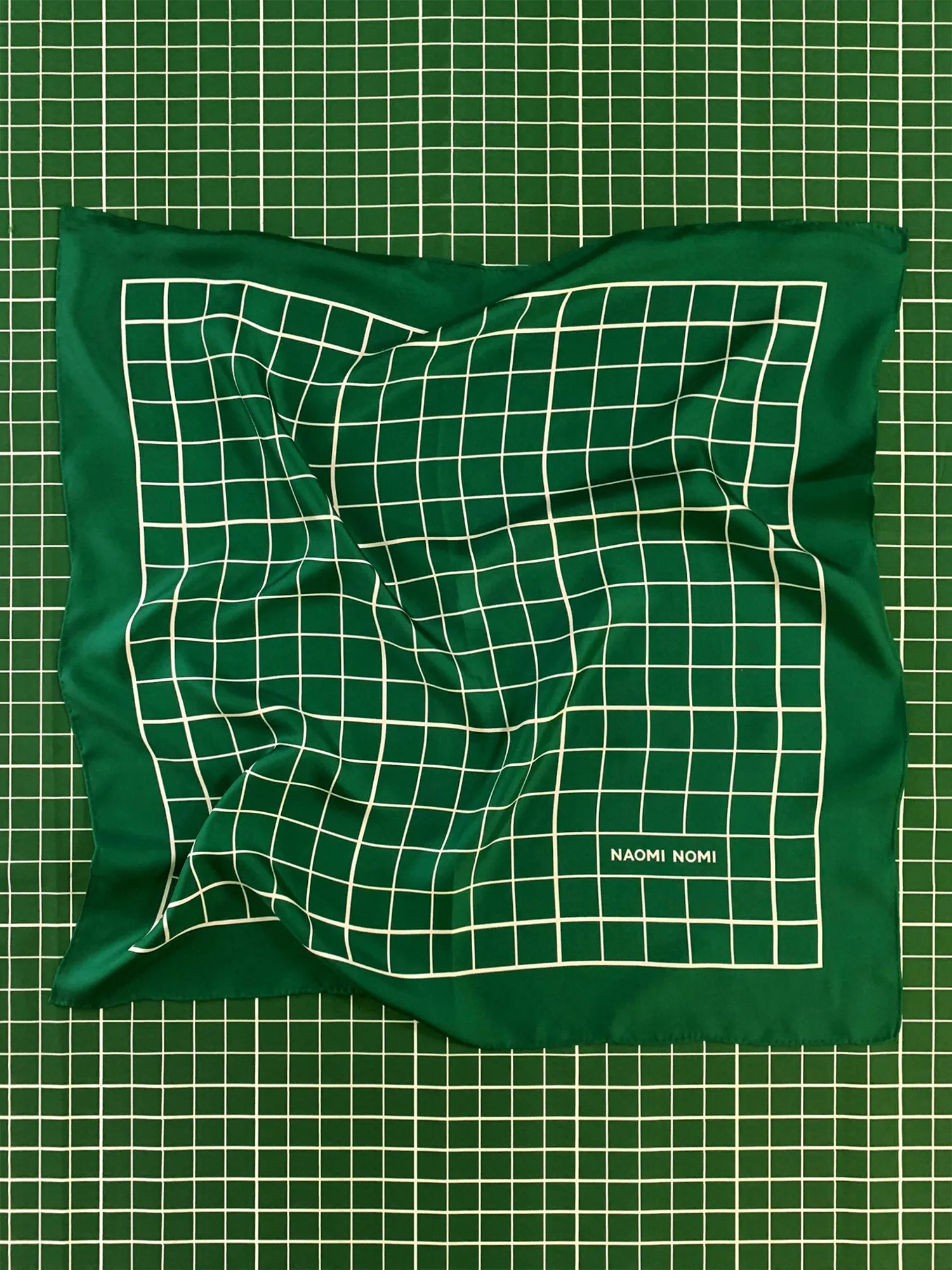 Cutting Mat Scarf (Green Silk)