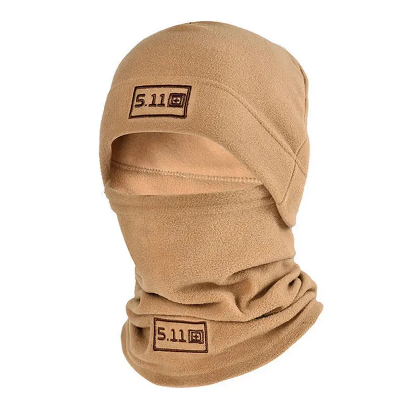 Cycling Winter Warm Men's Coral Fleece Mask Scarf Neck Wool Face Unisex Tactical Military Sports Women Scarf Mask