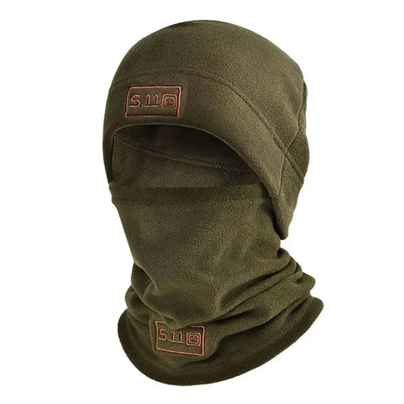 Cycling Winter Warm Men's Coral Fleece Mask Scarf Neck Wool Face Unisex Tactical Military Sports Women Scarf Mask